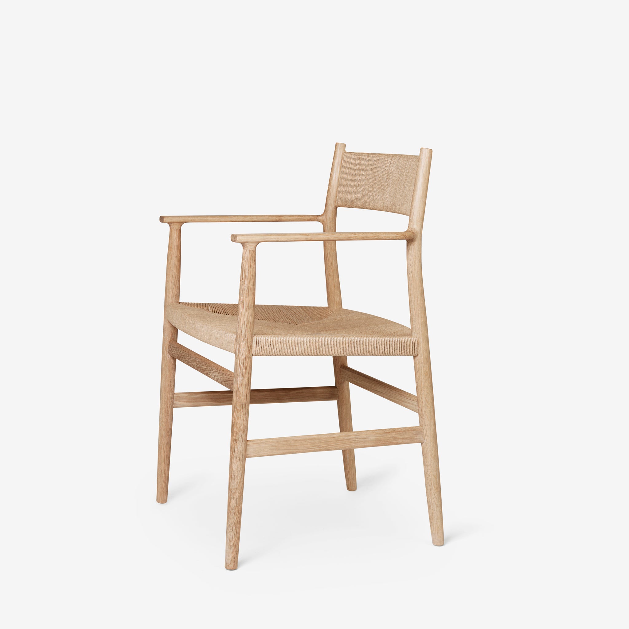 ARV Dining Chair with Armrest - Woven