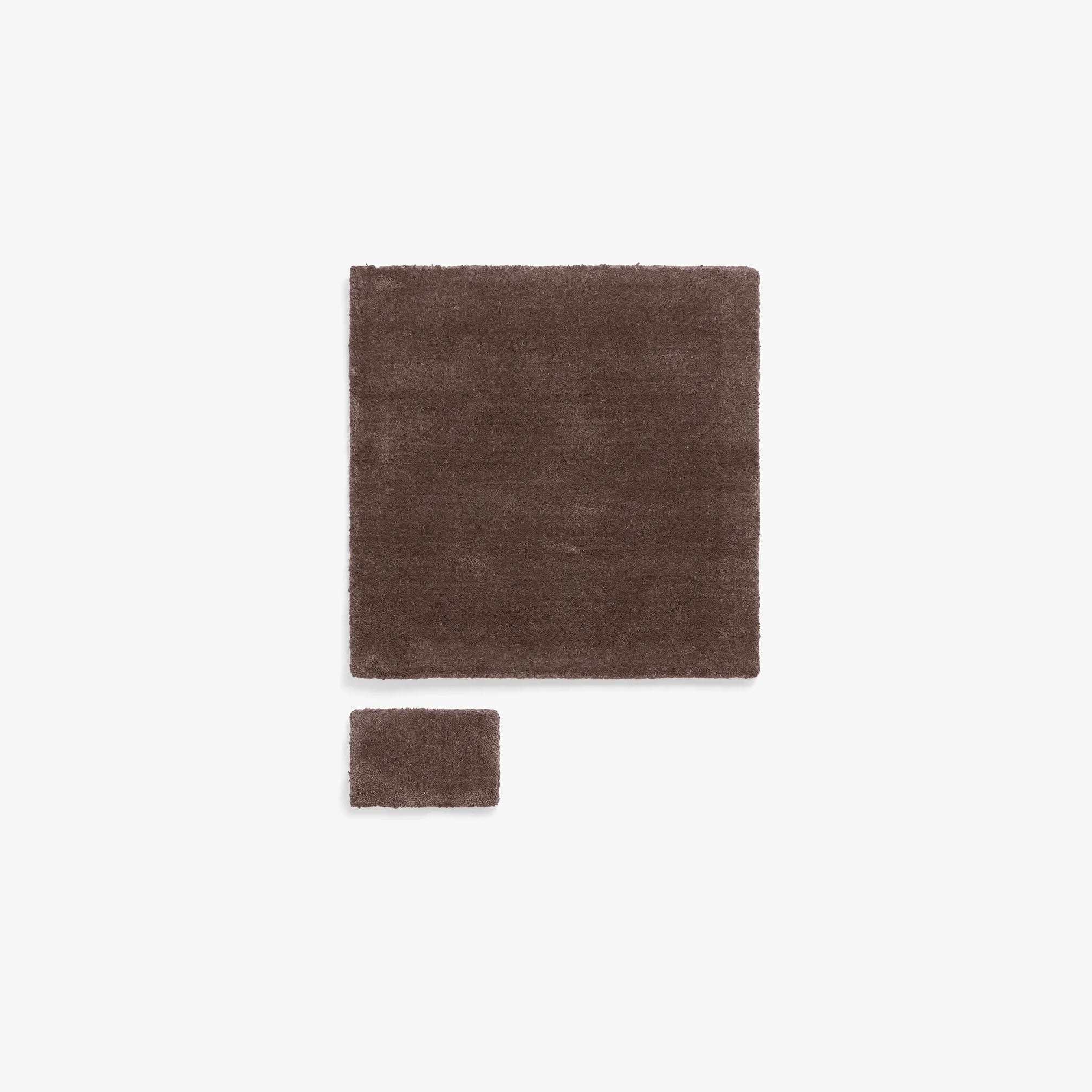 Solid Wool Rug - Coffee