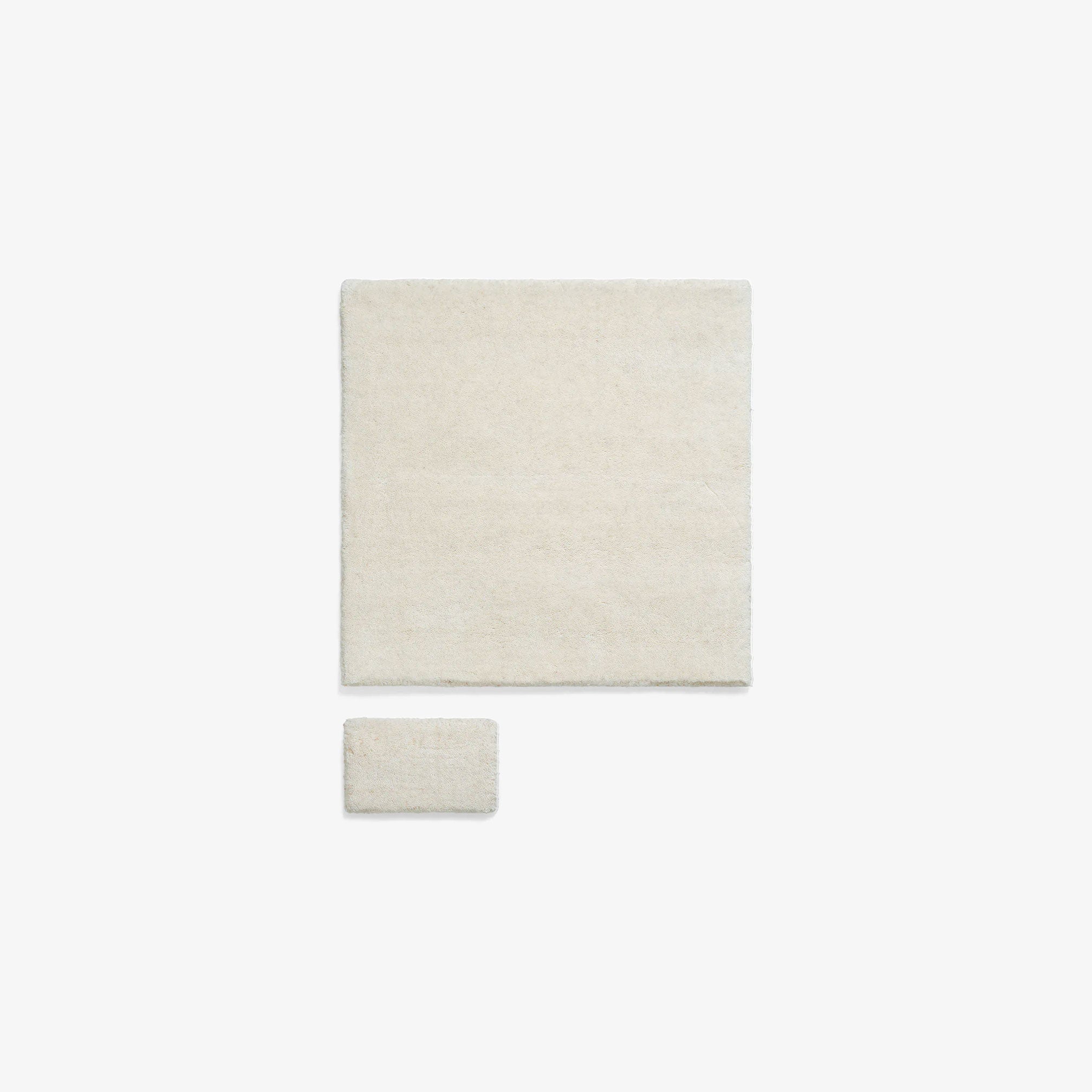 Solid Wool Rug - Bone White