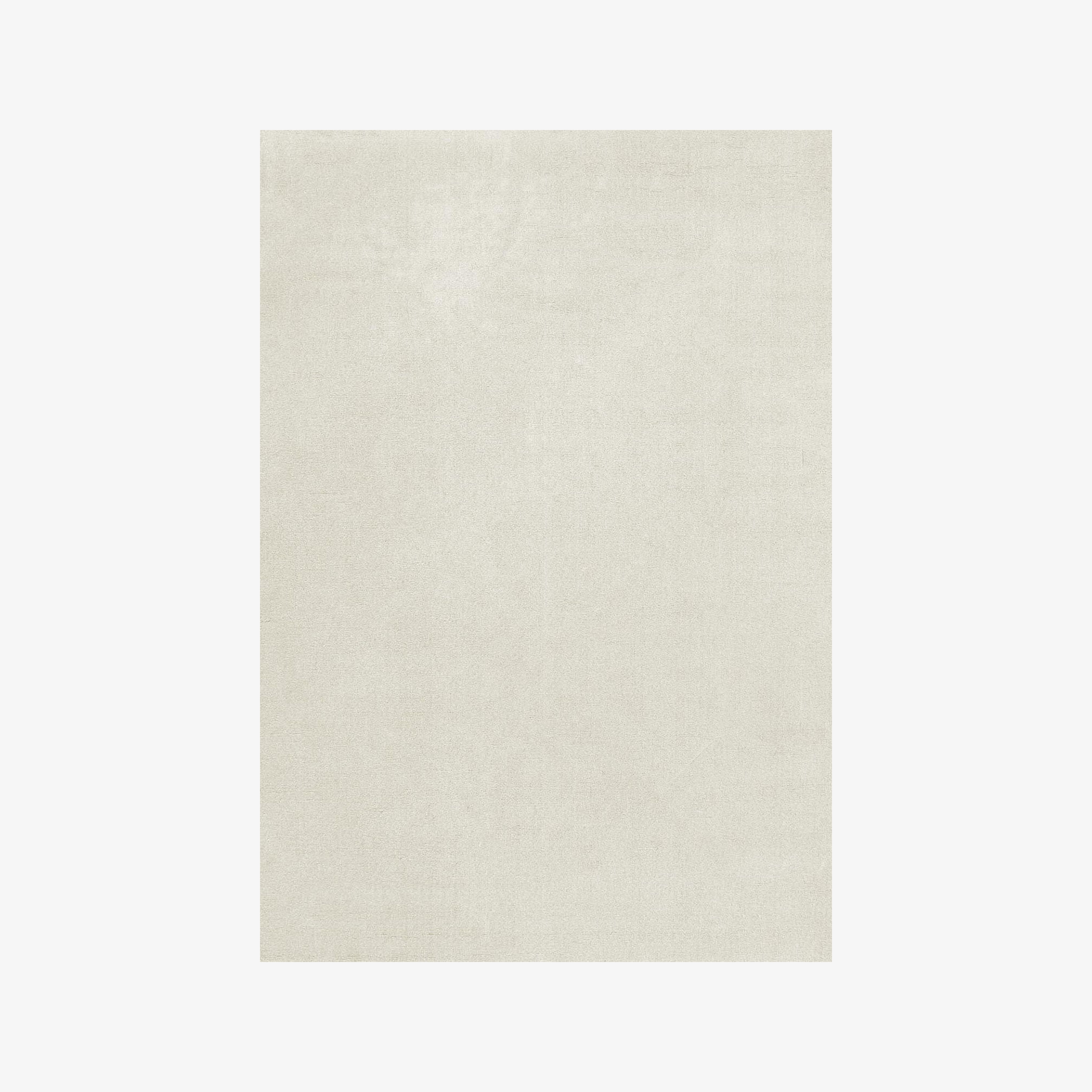 Solid Wool Rug - Bone White