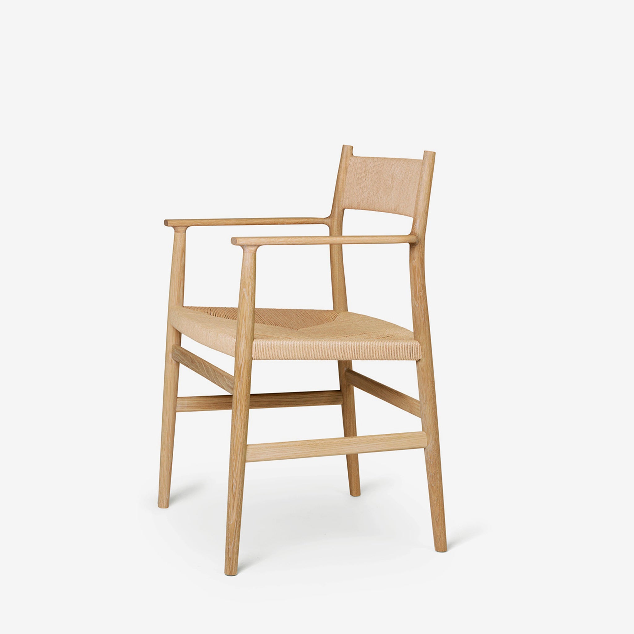 ARV Dining Chair with Armrest - Woven