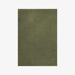 Solid Wool Rug - Olive