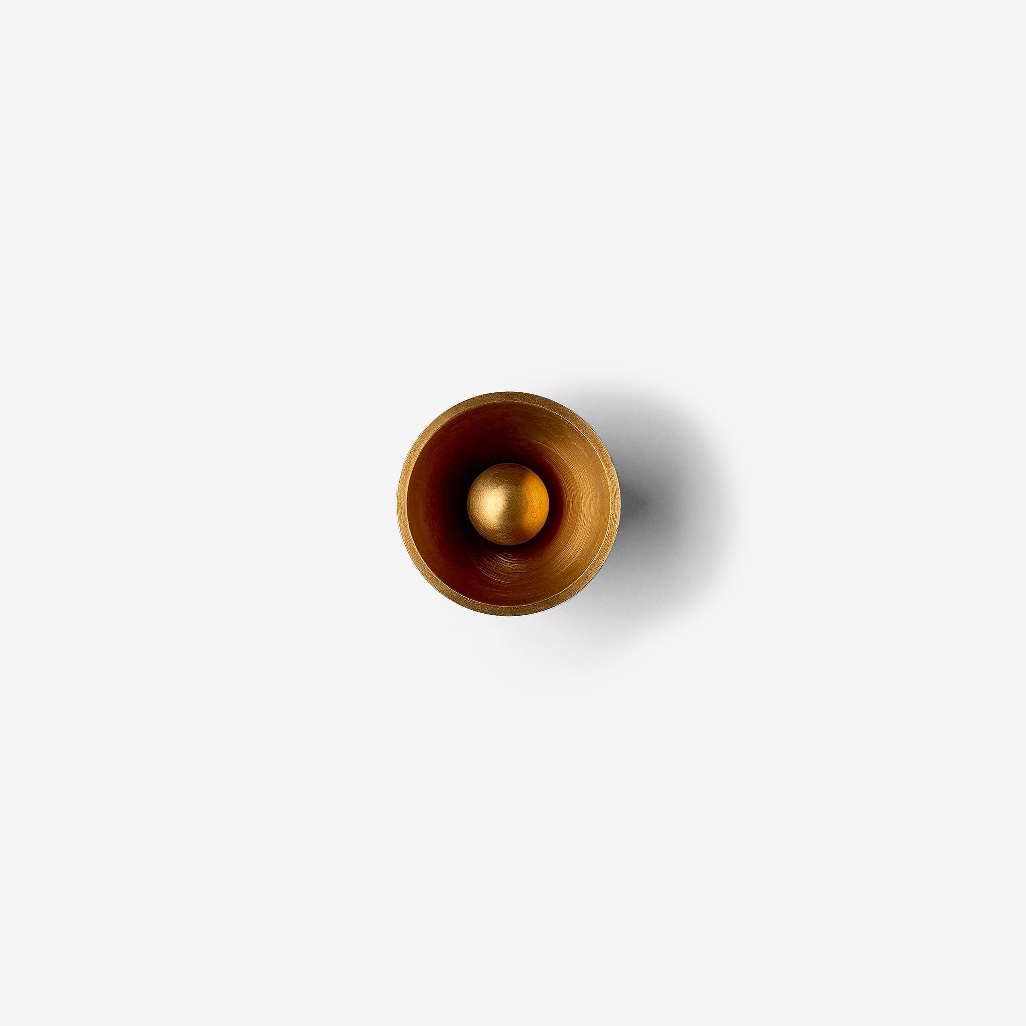 Tender Amber Brass Knob