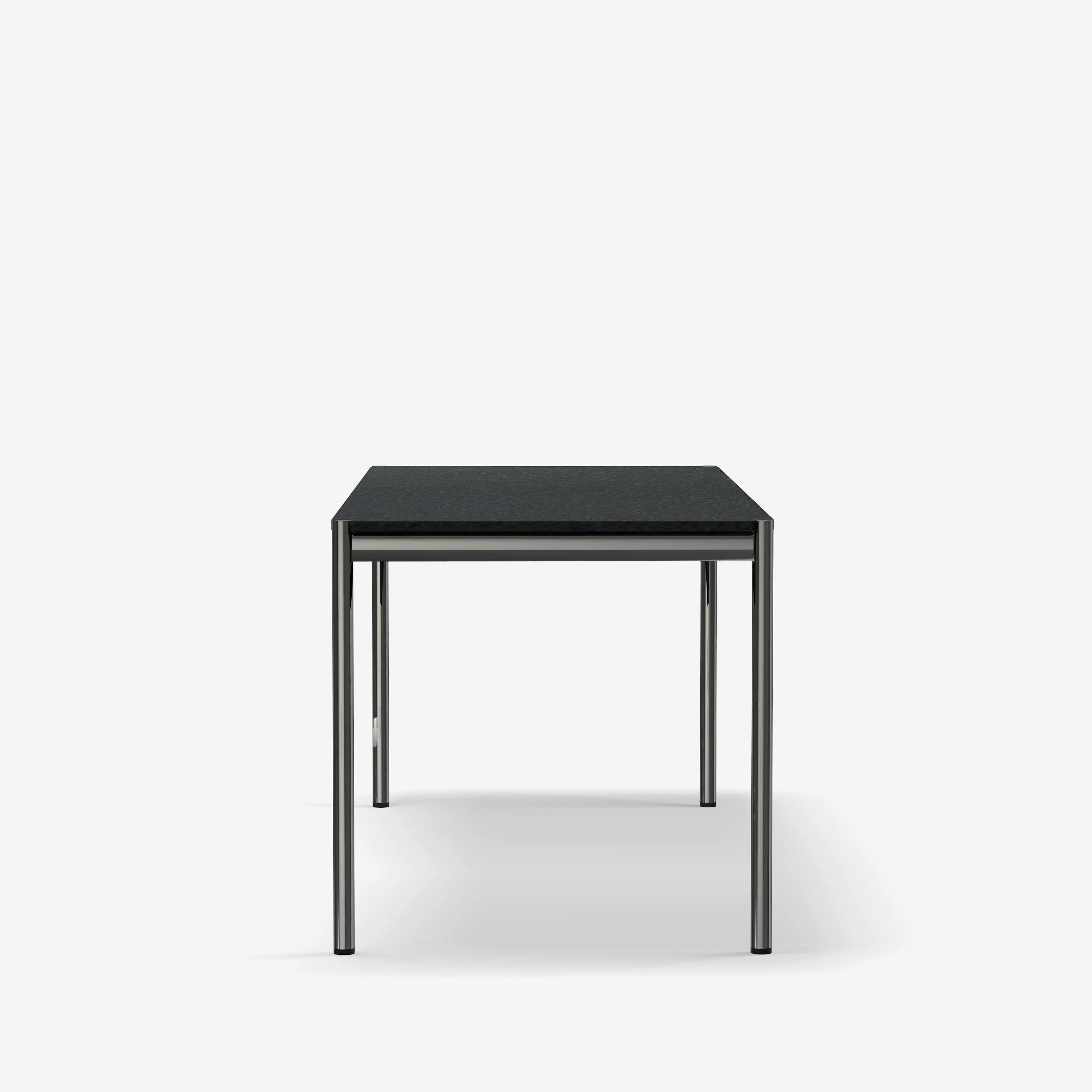 usm haller テーブル120x60x74 USM Haller Black Linoleum Table (T59) – USM Modular Furniture