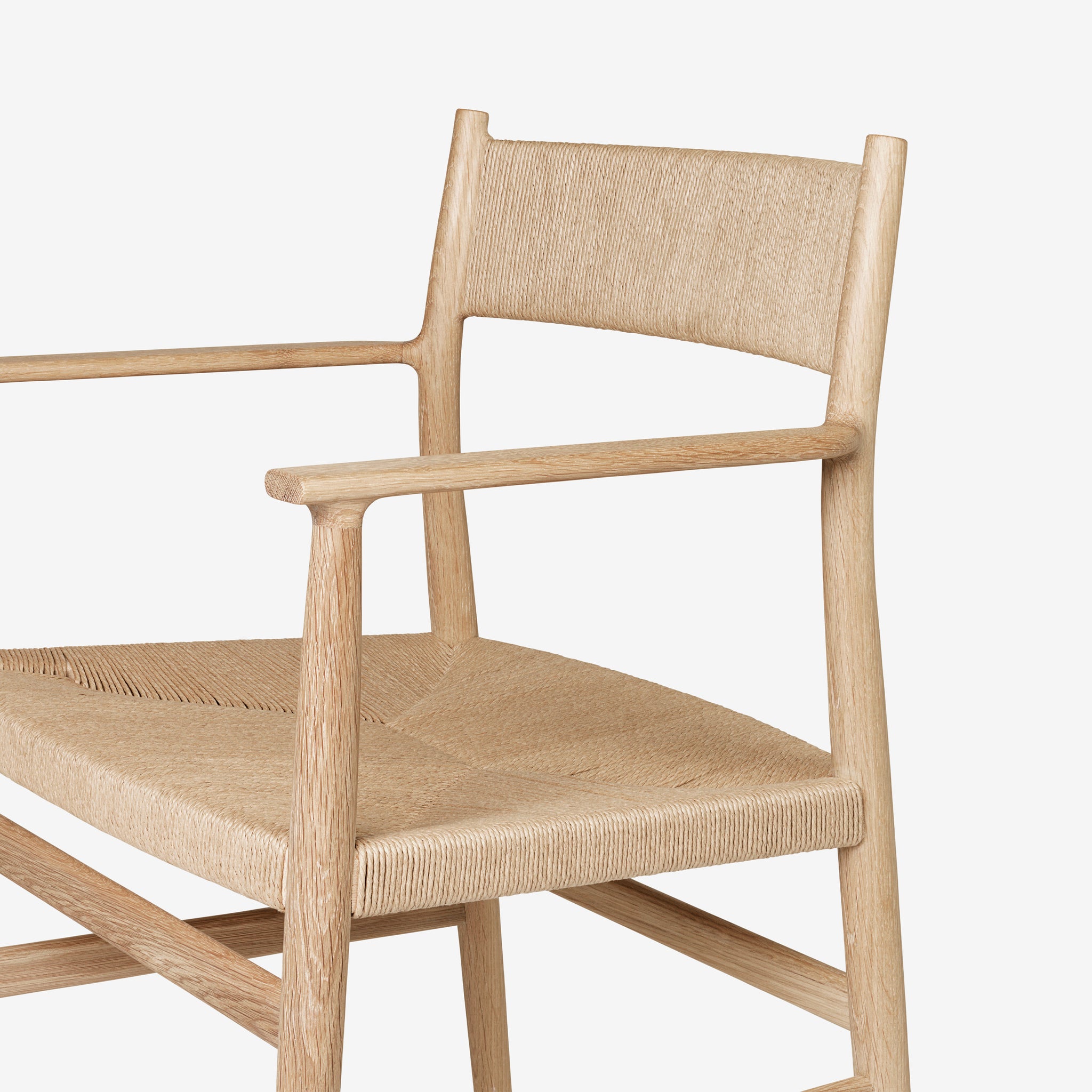 ARV Dining Chair with Armrest - Woven