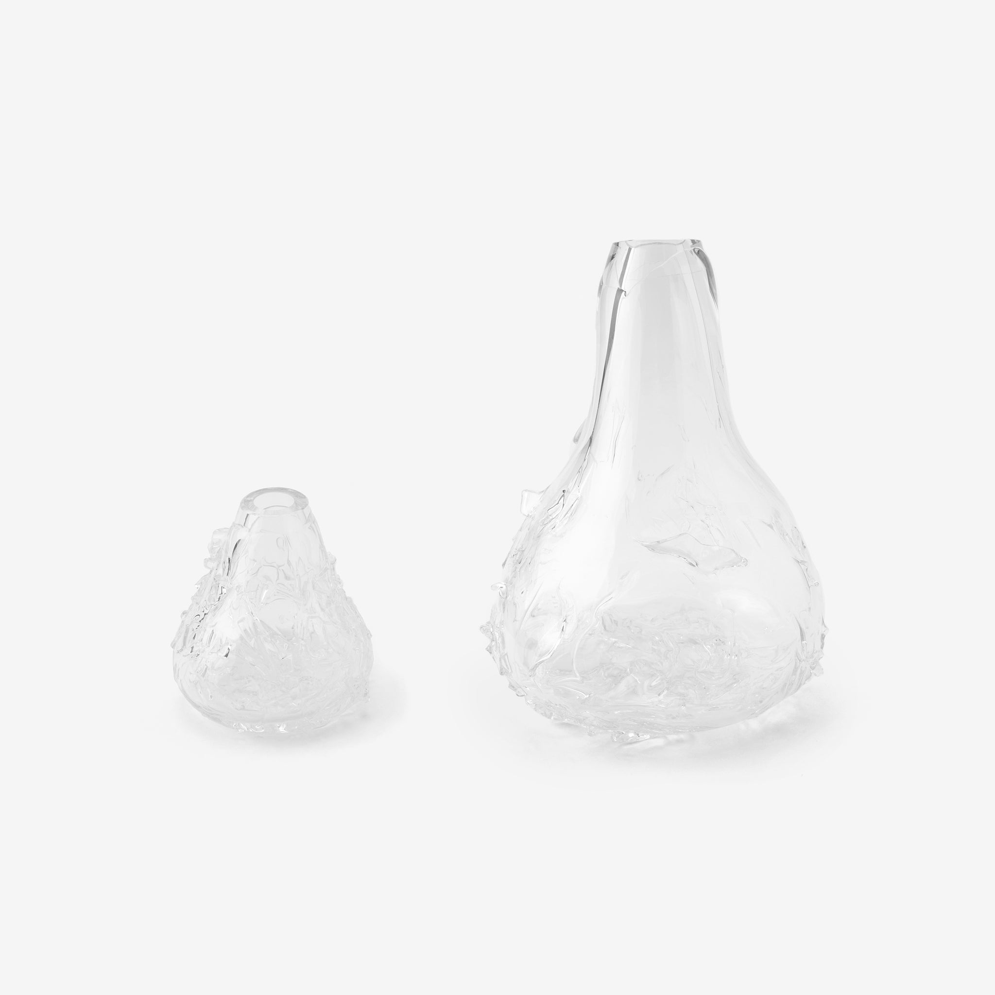 2x Glass Vase - Small