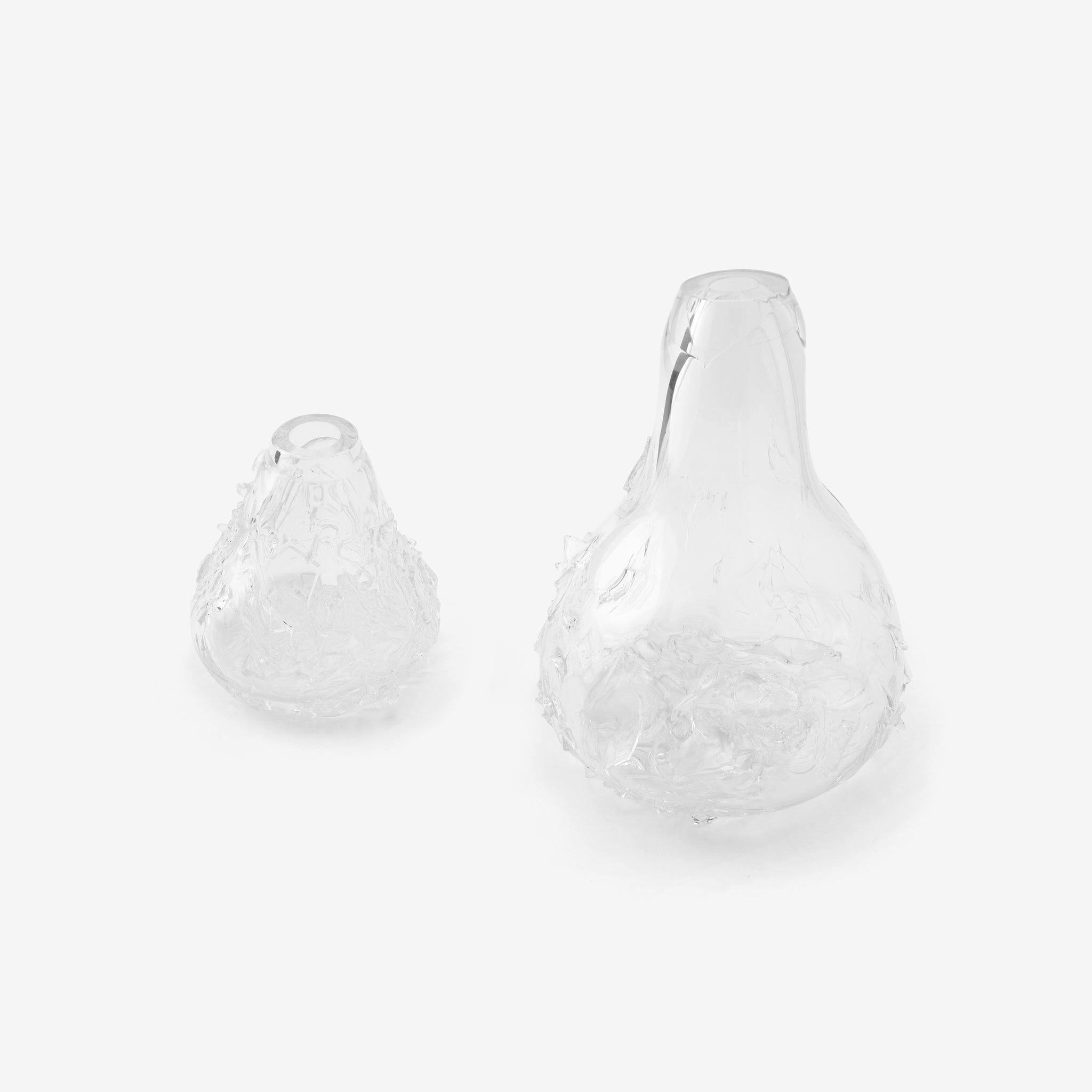 2x Glass Vase - Small