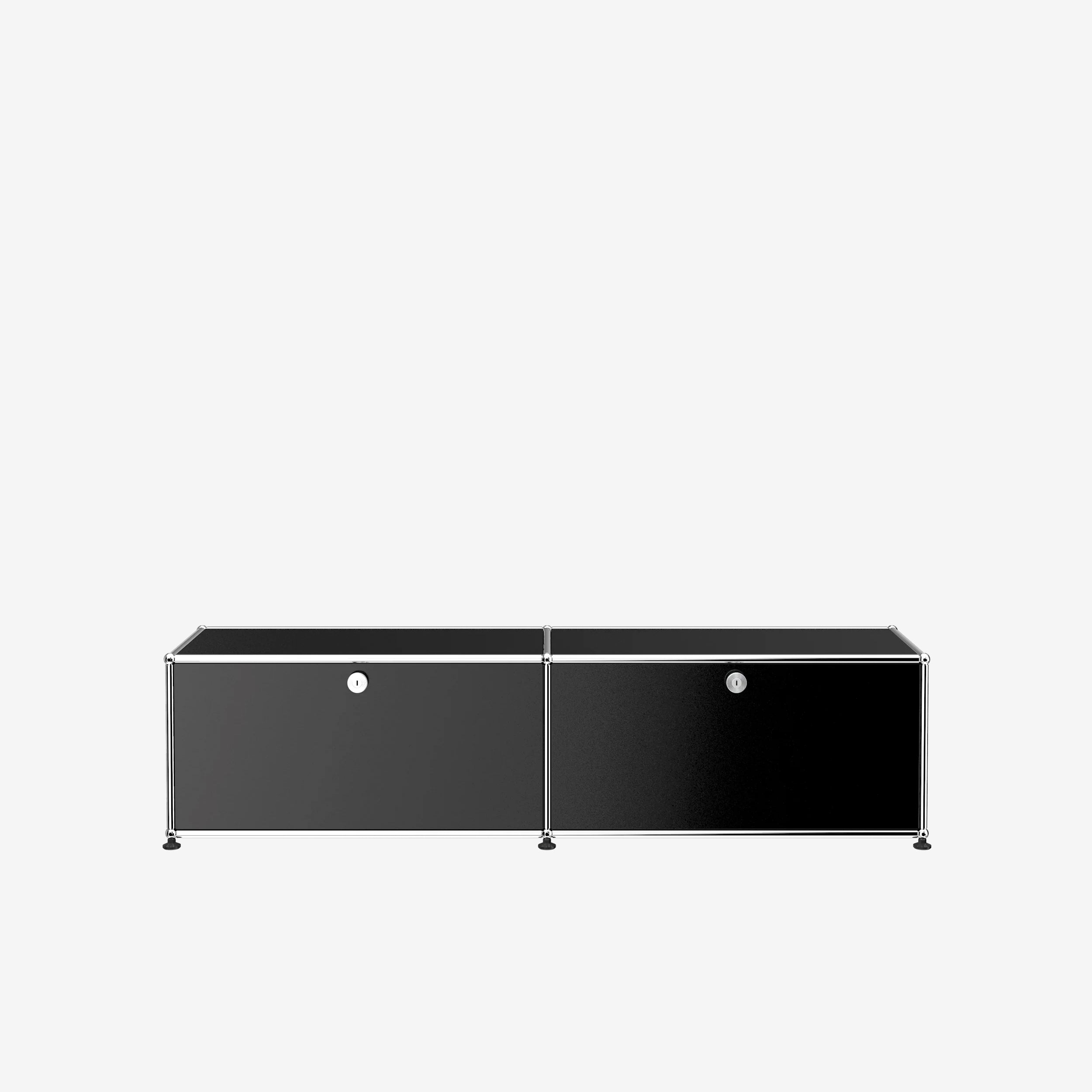 USM Haller ハラ－システム book stand 色：ブラック USM Haller ハラーシステム 3列4段 L型テレビボード グラファイト