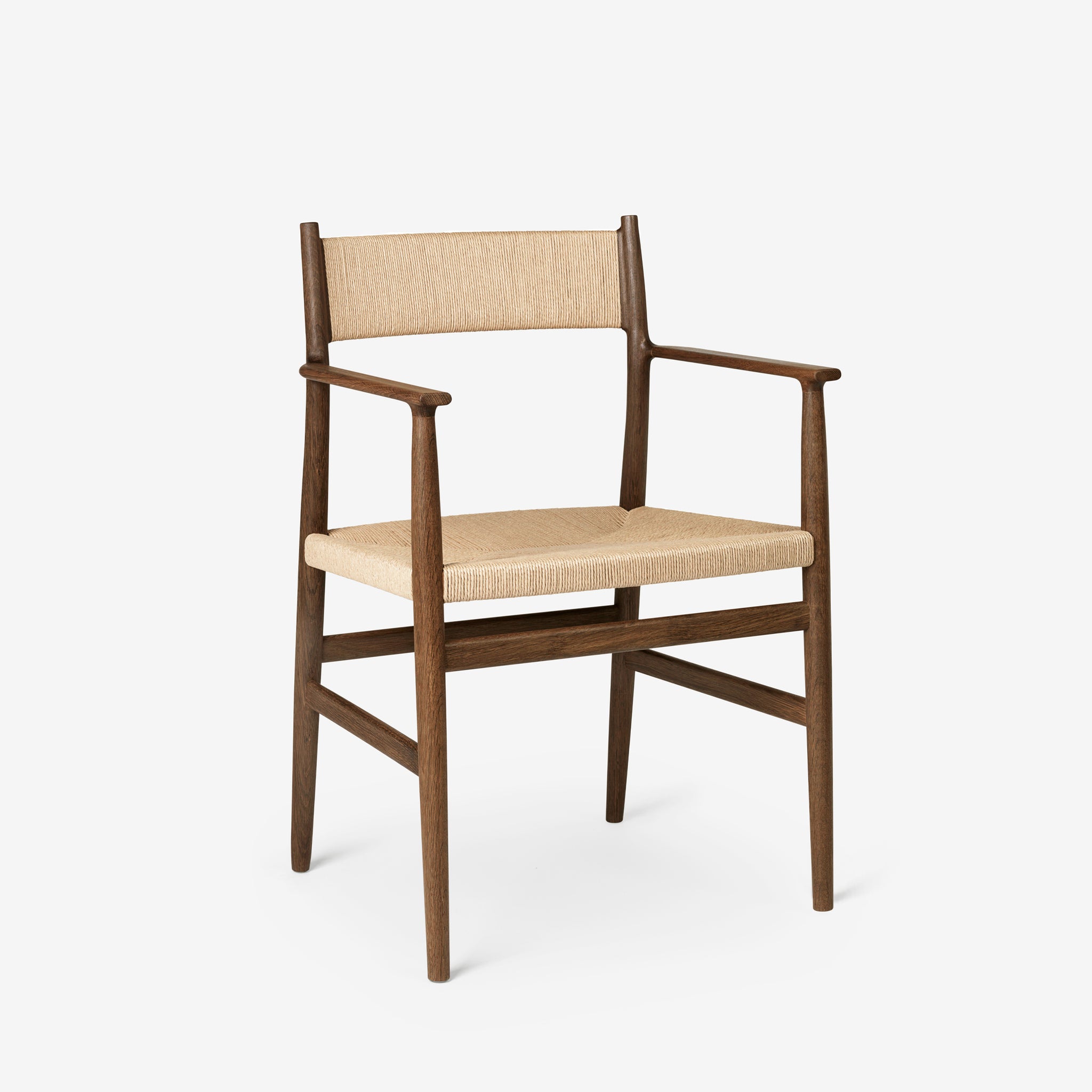 ARV Dining Chair with Armrest - Woven